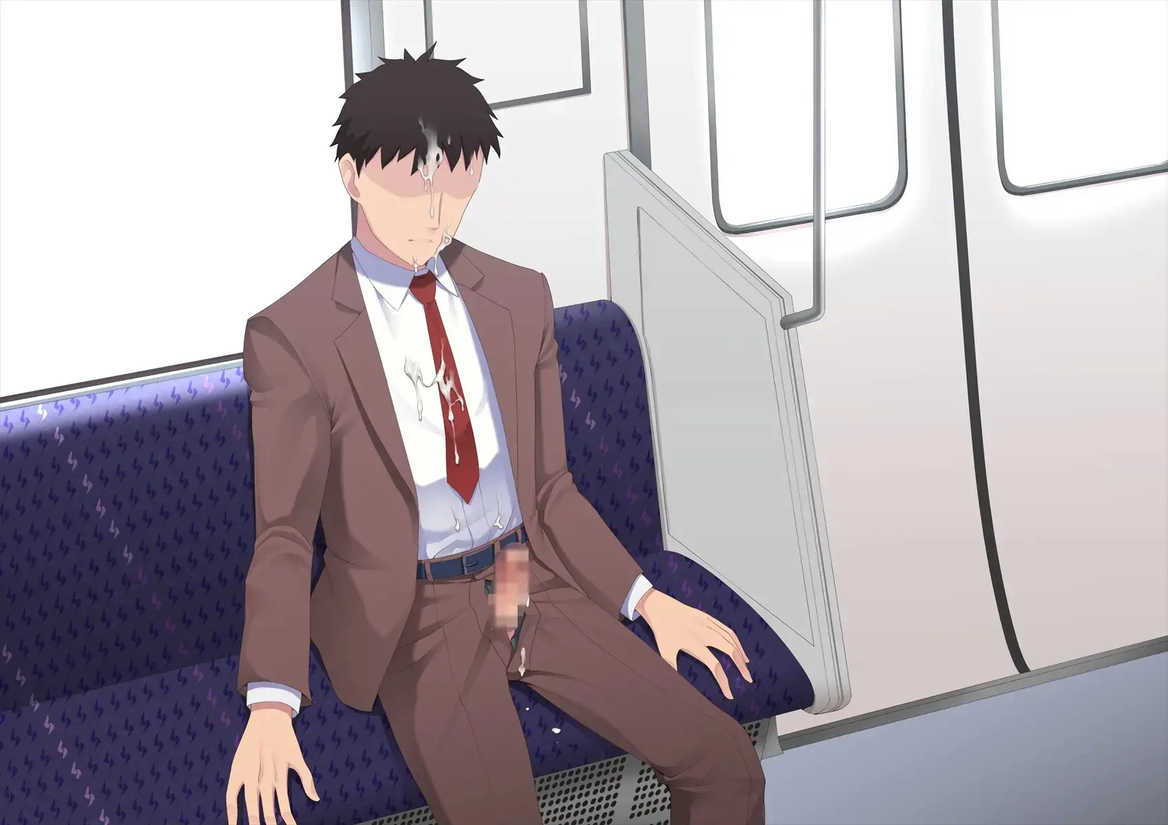 Densha De Bokki O Mitsukeru Otokonoko | 전철에서 발기 자지를 발견한 낭자애